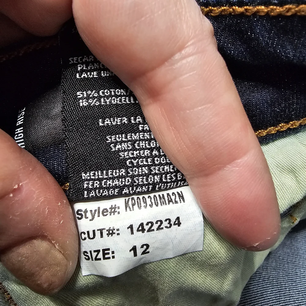 Kut‎ from the Kloth Women's Dark Blue Jeans Size 12 Pristine